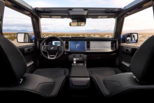 2021 Bronco First Edition black interior